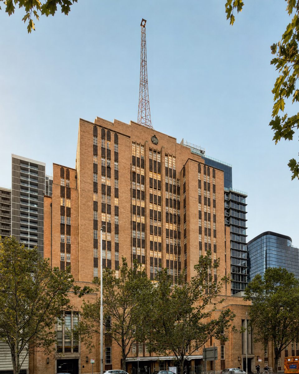 Former Russell Street Police Headquarters (marketed as Deco Tower / Concept Blue)
