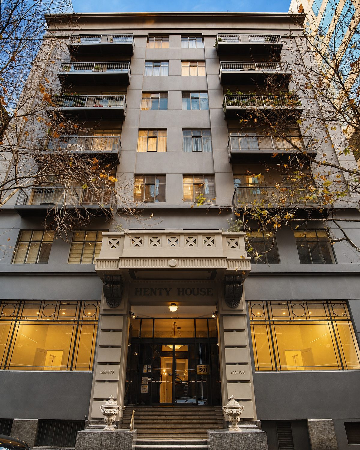 Henty House facade