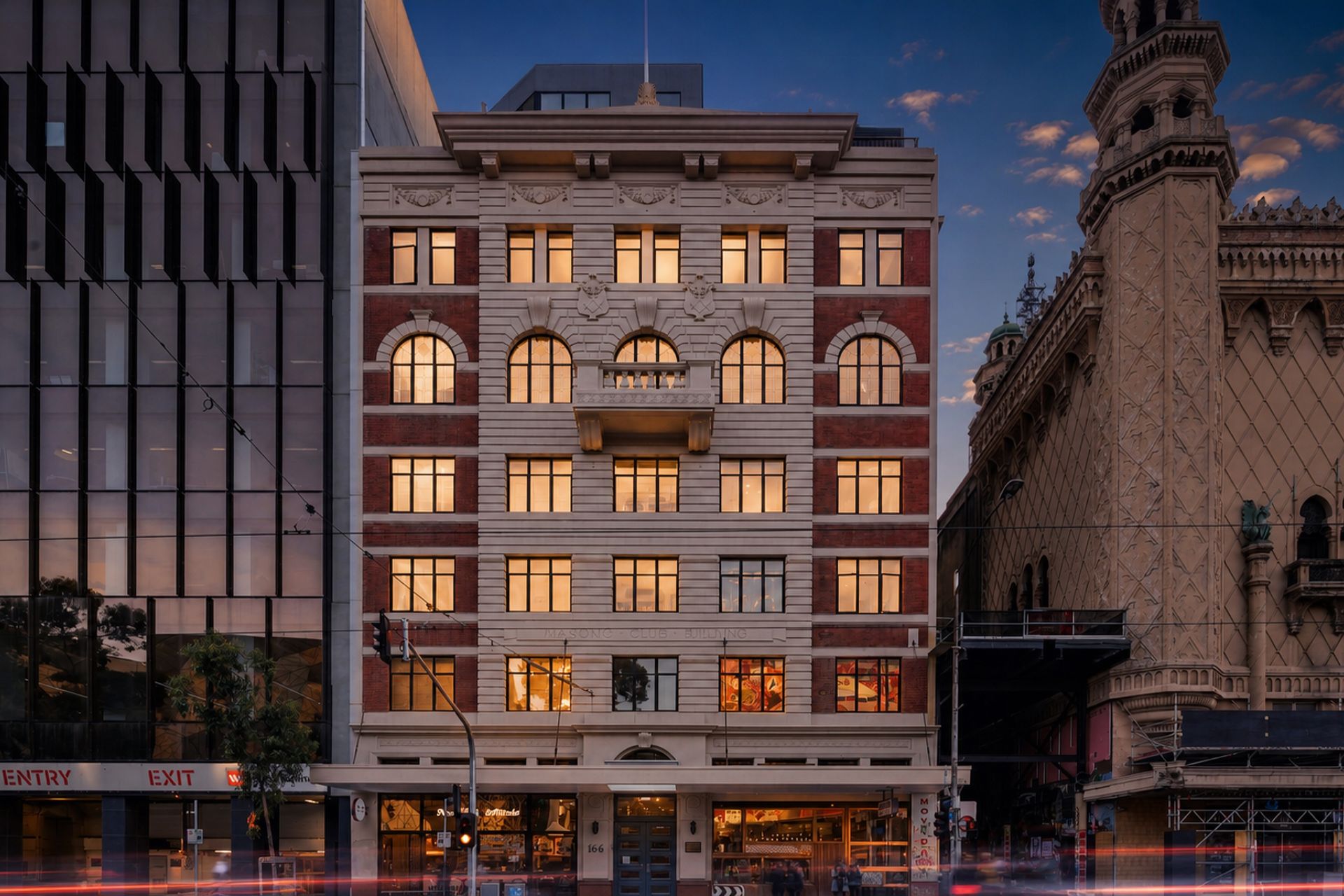 Masonic Club (AKA Cosmopolitan Apartments), 166 Flinders Street, Melbourne VIC 3000