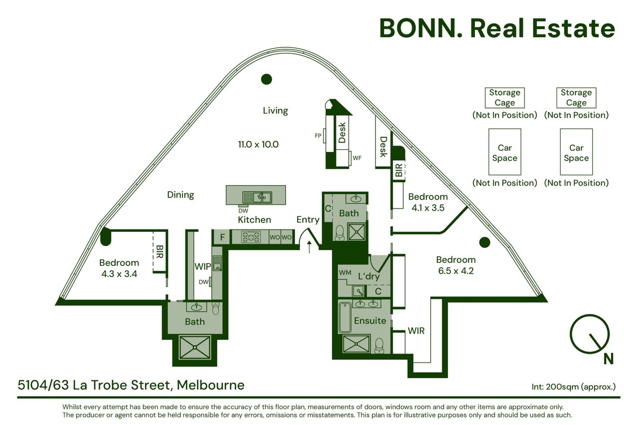 5104/63 La Trobe Street, Melbourne VIC 3000 floorplan 1