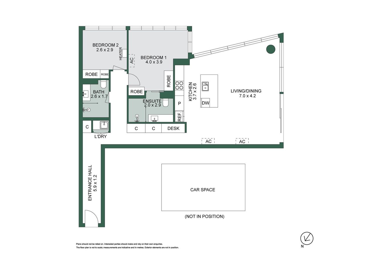 609/68 La Trobe Street, Melbourne VIC 3000 floor plan 1