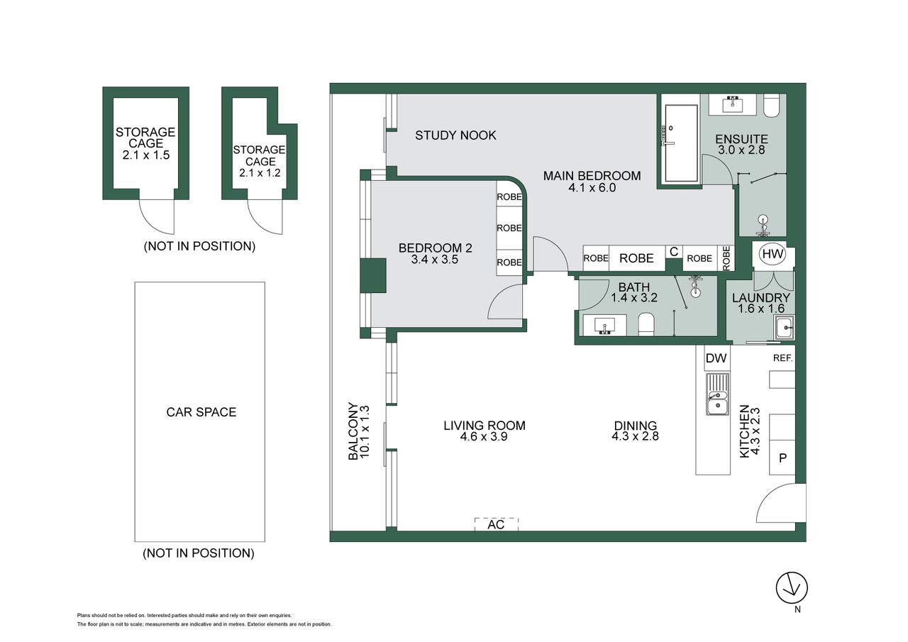 1004/118 Russell Street, Melbourne VIC 3000 floor plan 1