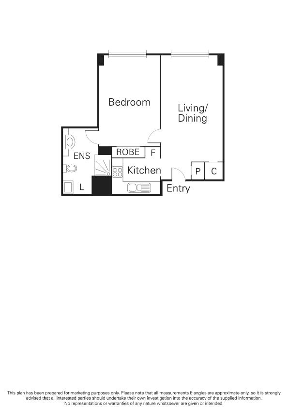 105/501 Little Collins Street, Melbourne VIC 3000 floor plan 1