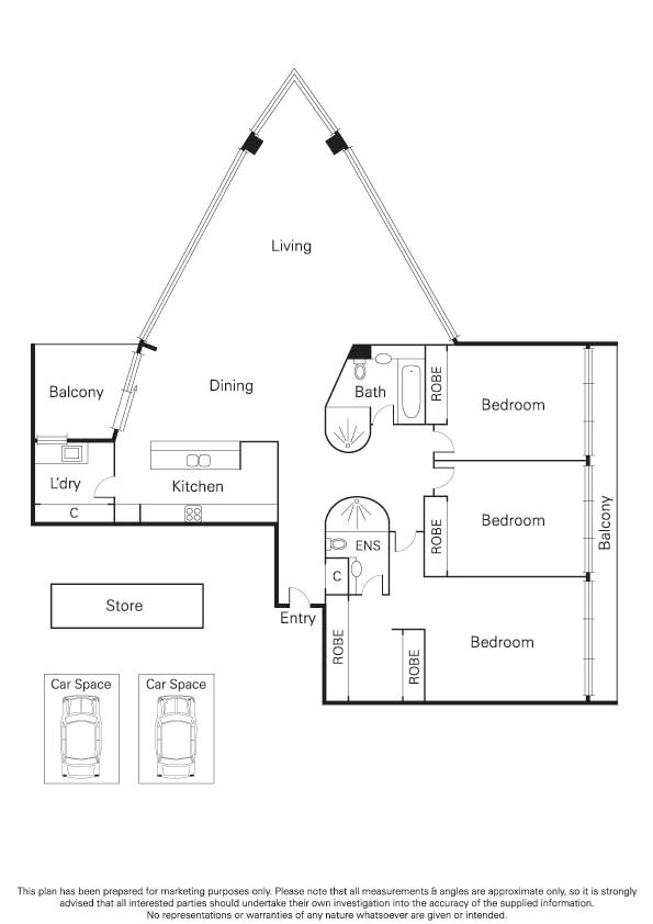 211/299 Queen Street, Melbourne VIC 3000 floor plan 1