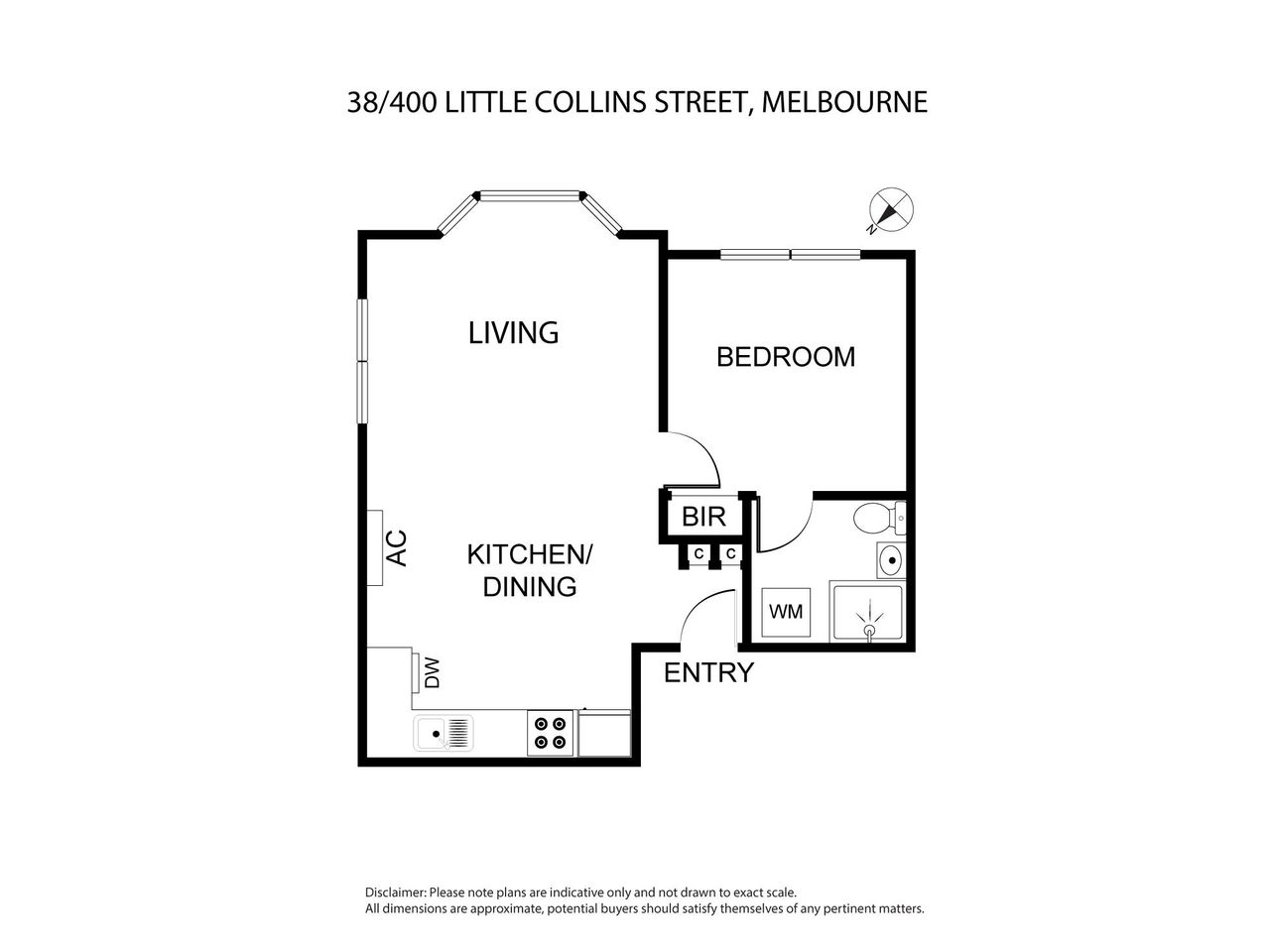 38/400 Little Collins Street, Melbourne VIC 3000 floorplan 1