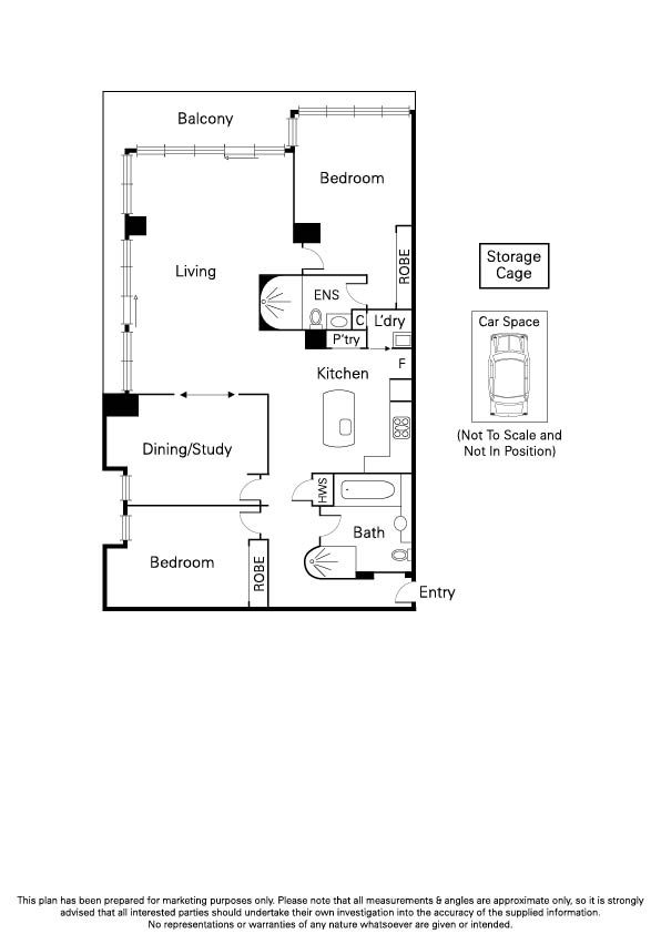 151/299 Queen Street, Melbourne VIC 3000 floor plan 1