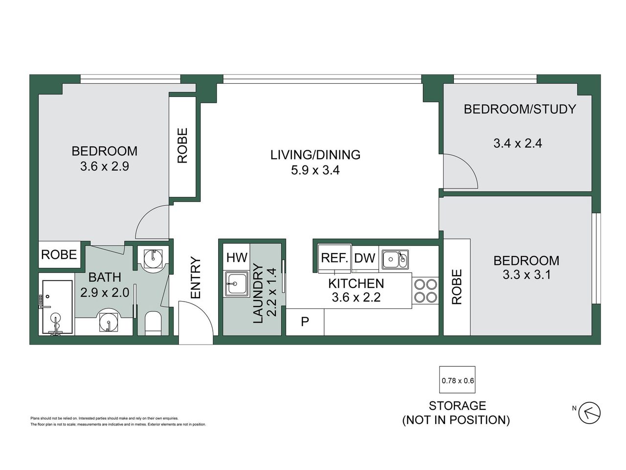 1001/39 Queen Street, Melbourne VIC 3000 floor plan 1