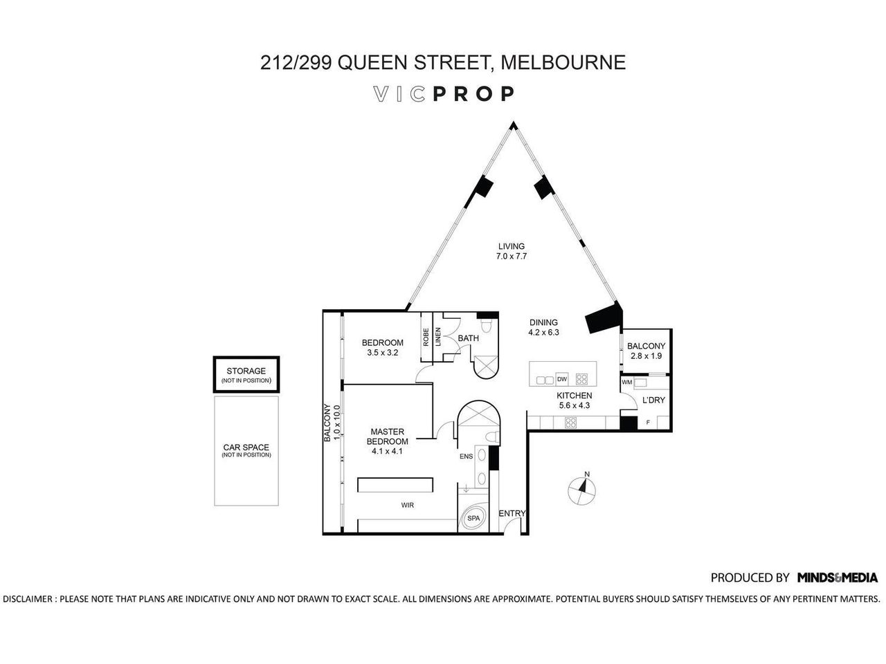 212/299 Queen Street, Melbourne VIC 3000 floorplan 1