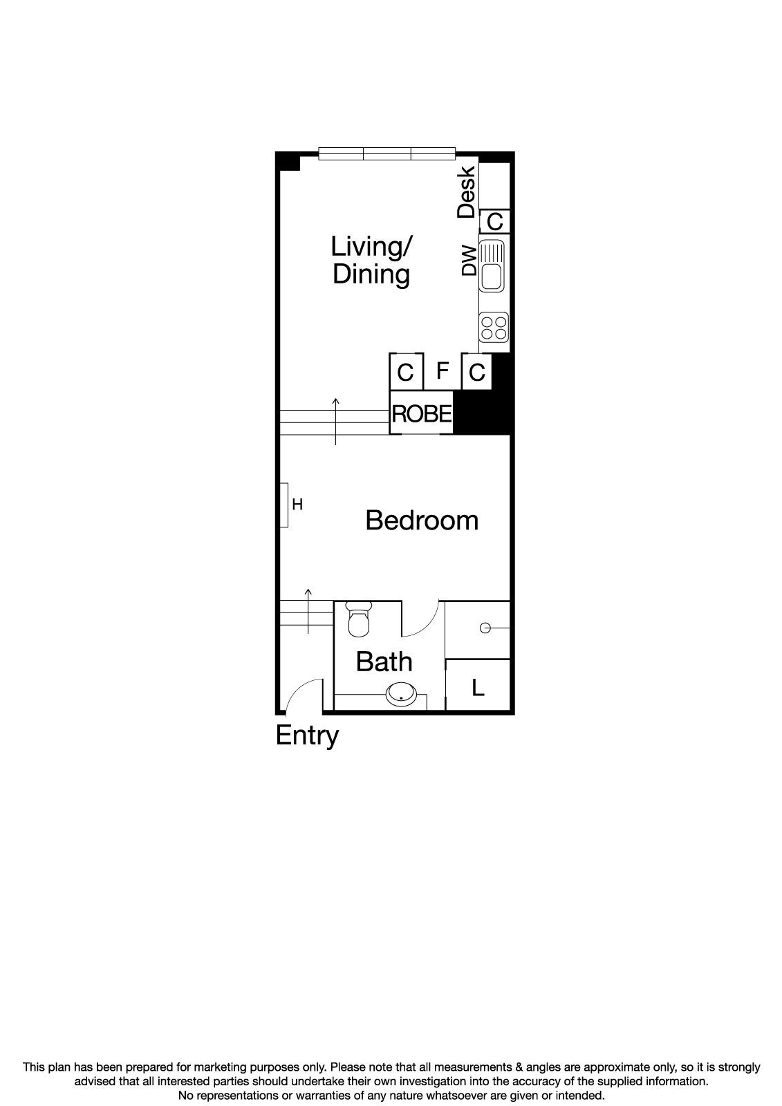 211/29-31 Market Street, Melbourne VIC 3000 floor plan 1