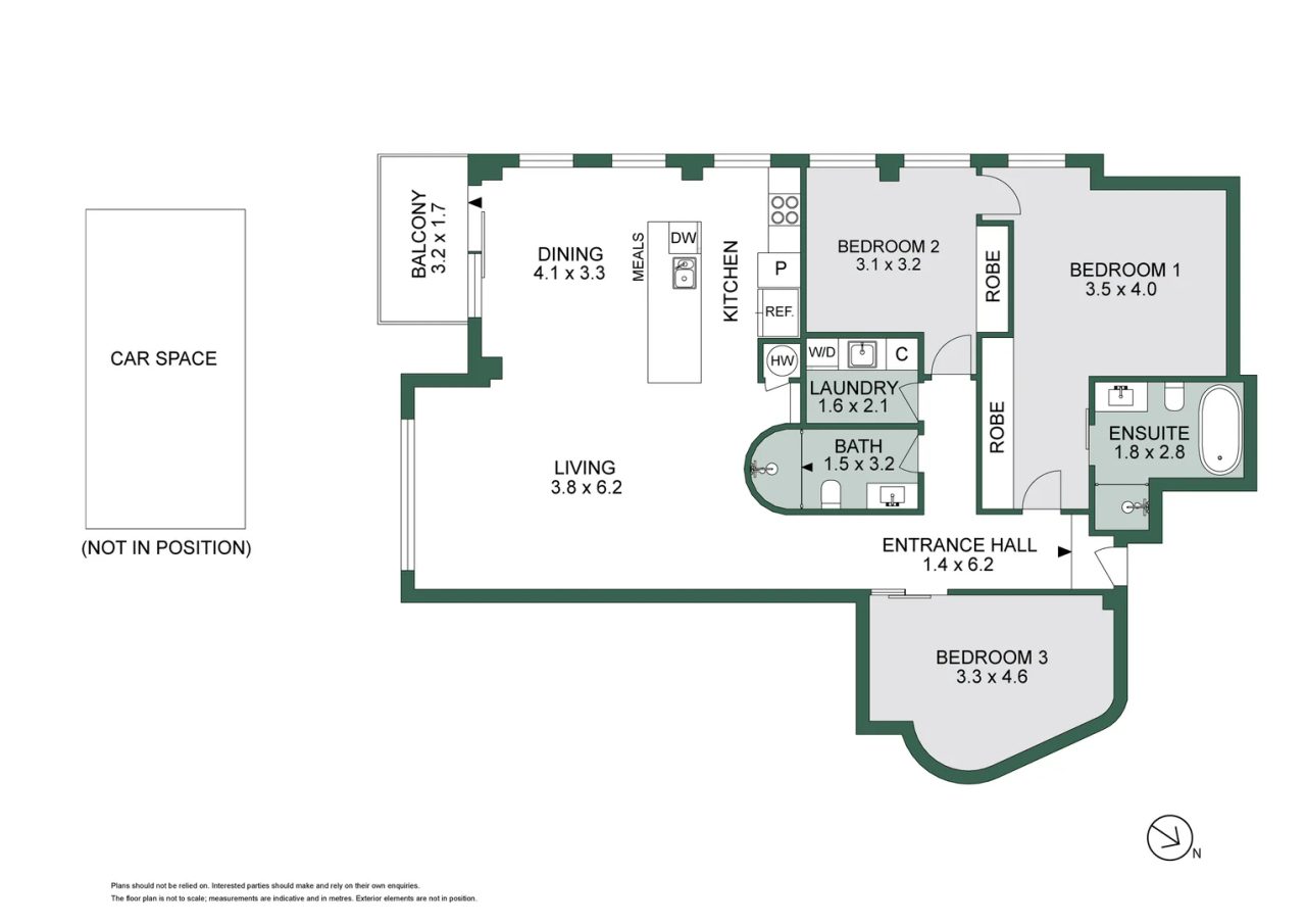 701/118 Russell Street, Melbourne VIC 3000 floor plan 1