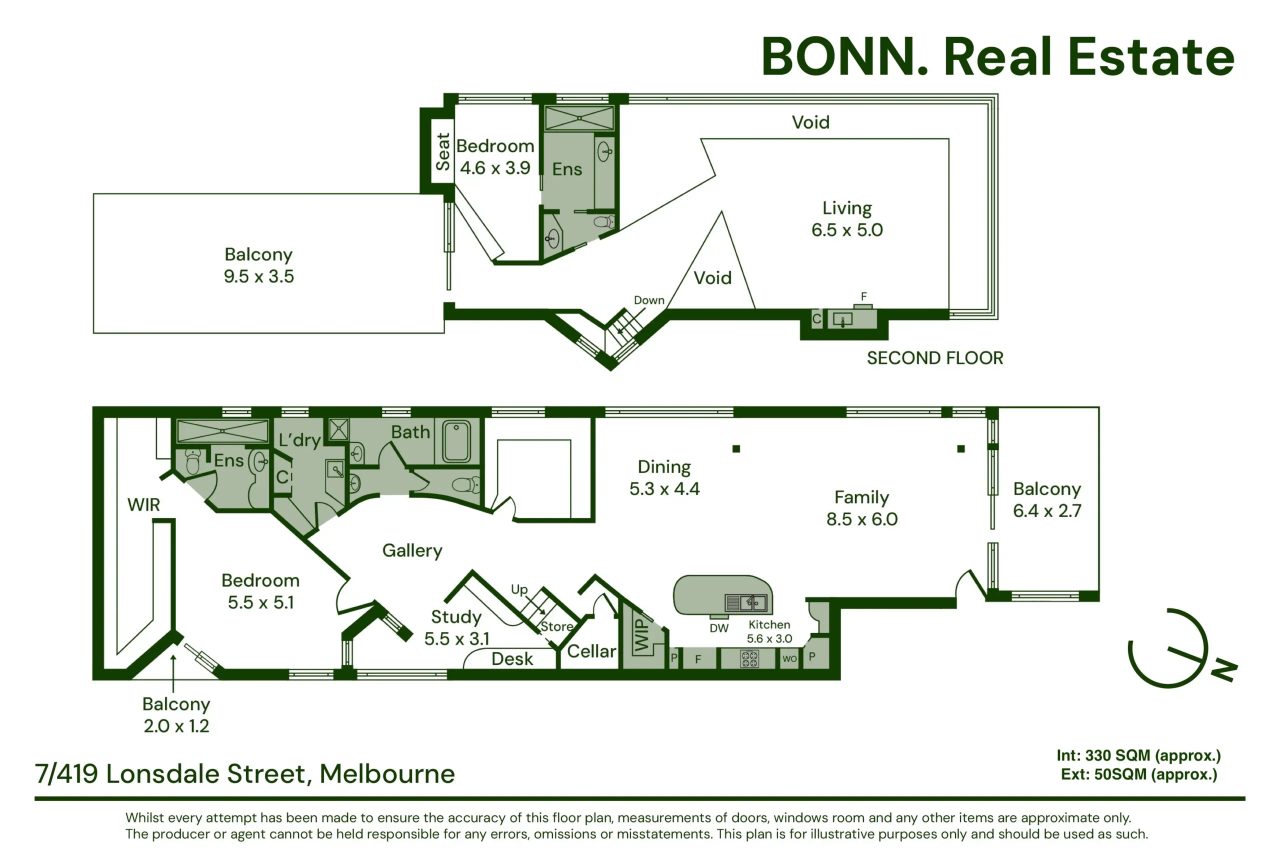 7/419 Lonsdale Street, Melbourne VIC 3000 floorplan 1