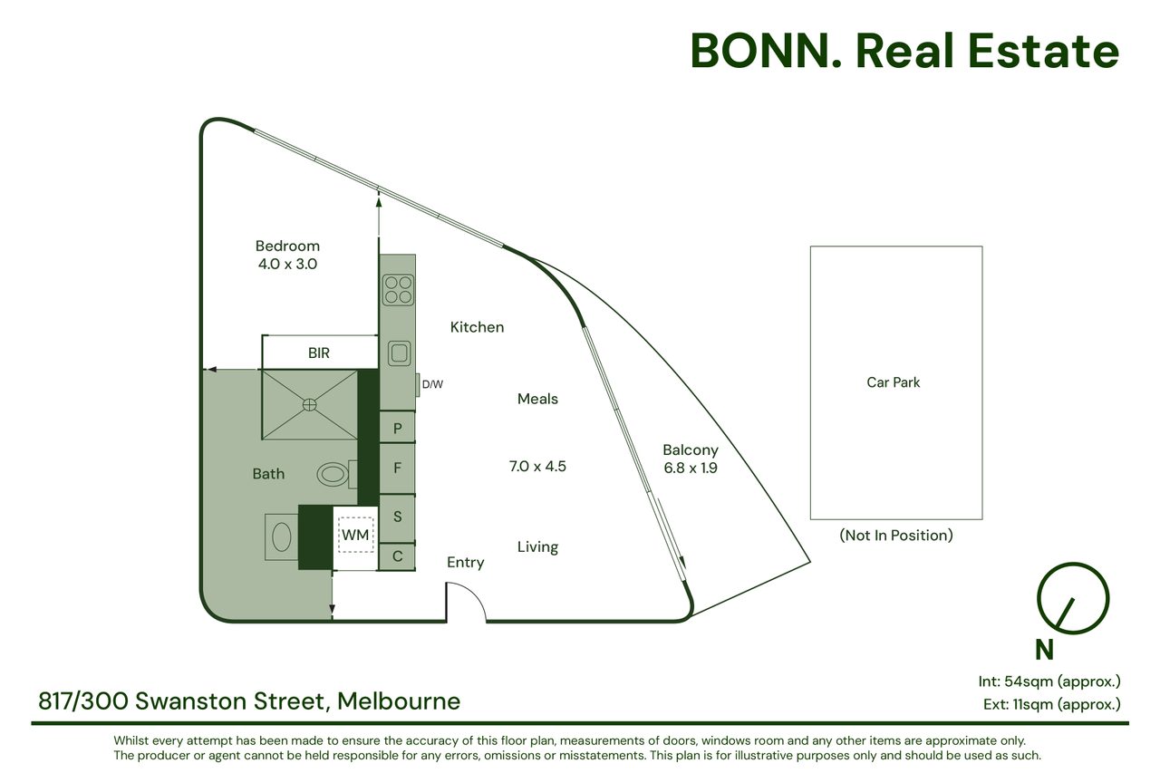 817/300 Swanston Street, Melbourne VIC 3000 floorplan 1