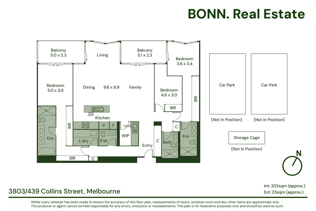 3803/439 Collins Street, Melbourne VIC 3000 floorplan 1
