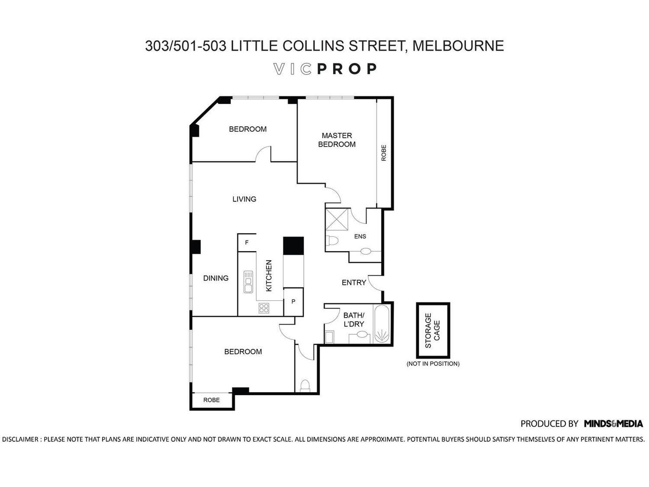 303/501 Little Collins Street, Melbourne VIC 3000 floorplan 1