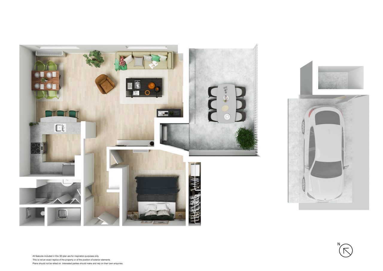 12/398 La Trobe Street, Melbourne VIC 3000 floor plan 1