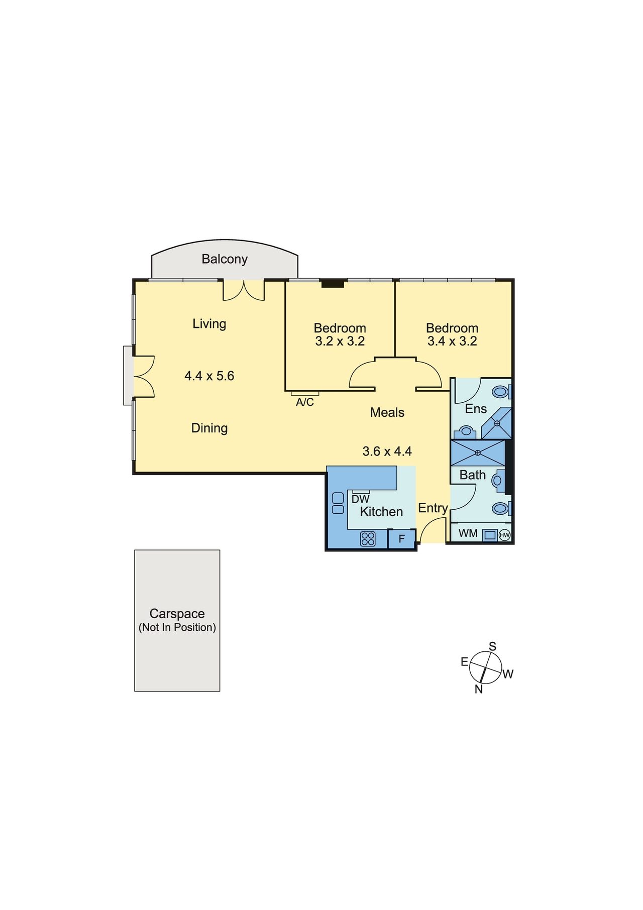 8/7 Drewery Lane, Melbourne VIC 3000 floor plan 1