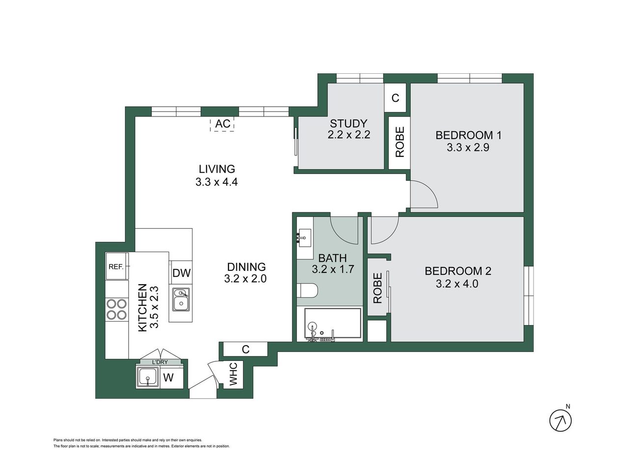 504/166 Flinders Street, Melbourne VIC 3000 floor plan 1