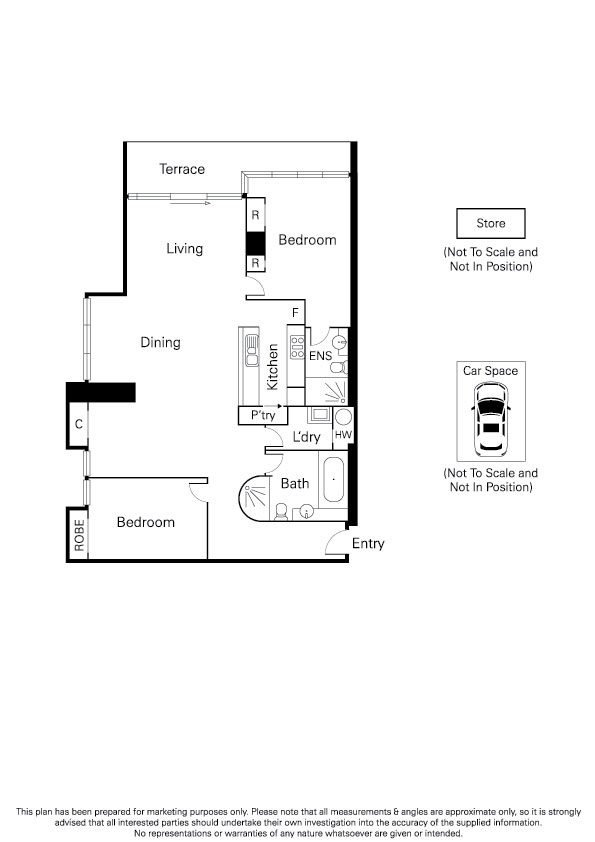 61/299 Queen Street, Melbourne VIC 3000 floor plan 1