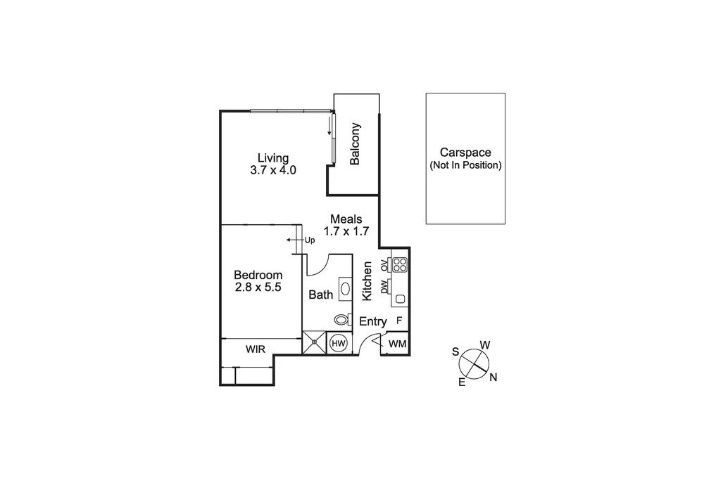 1906/31 Spring Street, Melbourne VIC 3000 floorplan 1