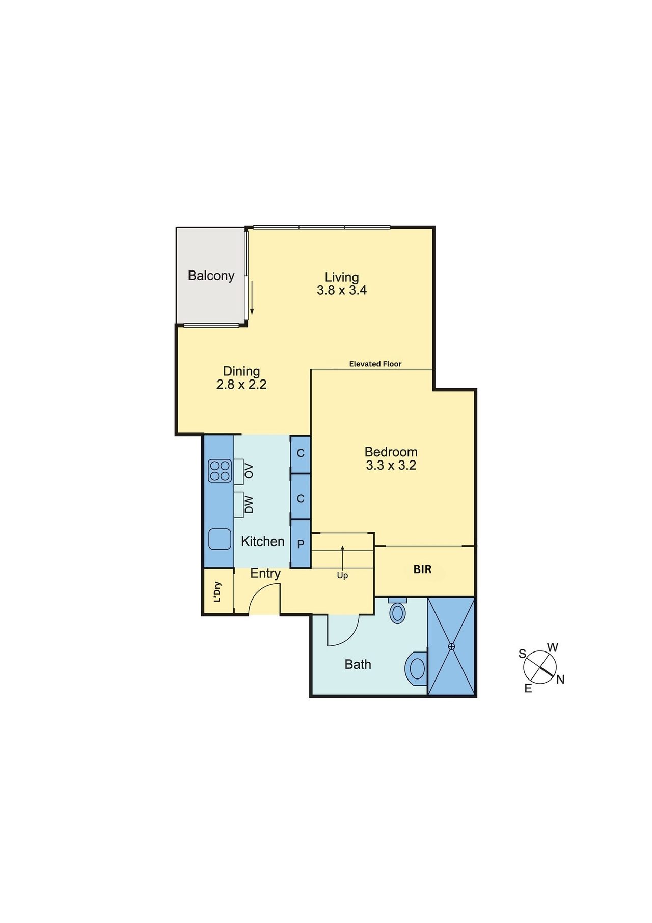 1905/31 Spring Street, Melbourne VIC 3000 floor plan 1