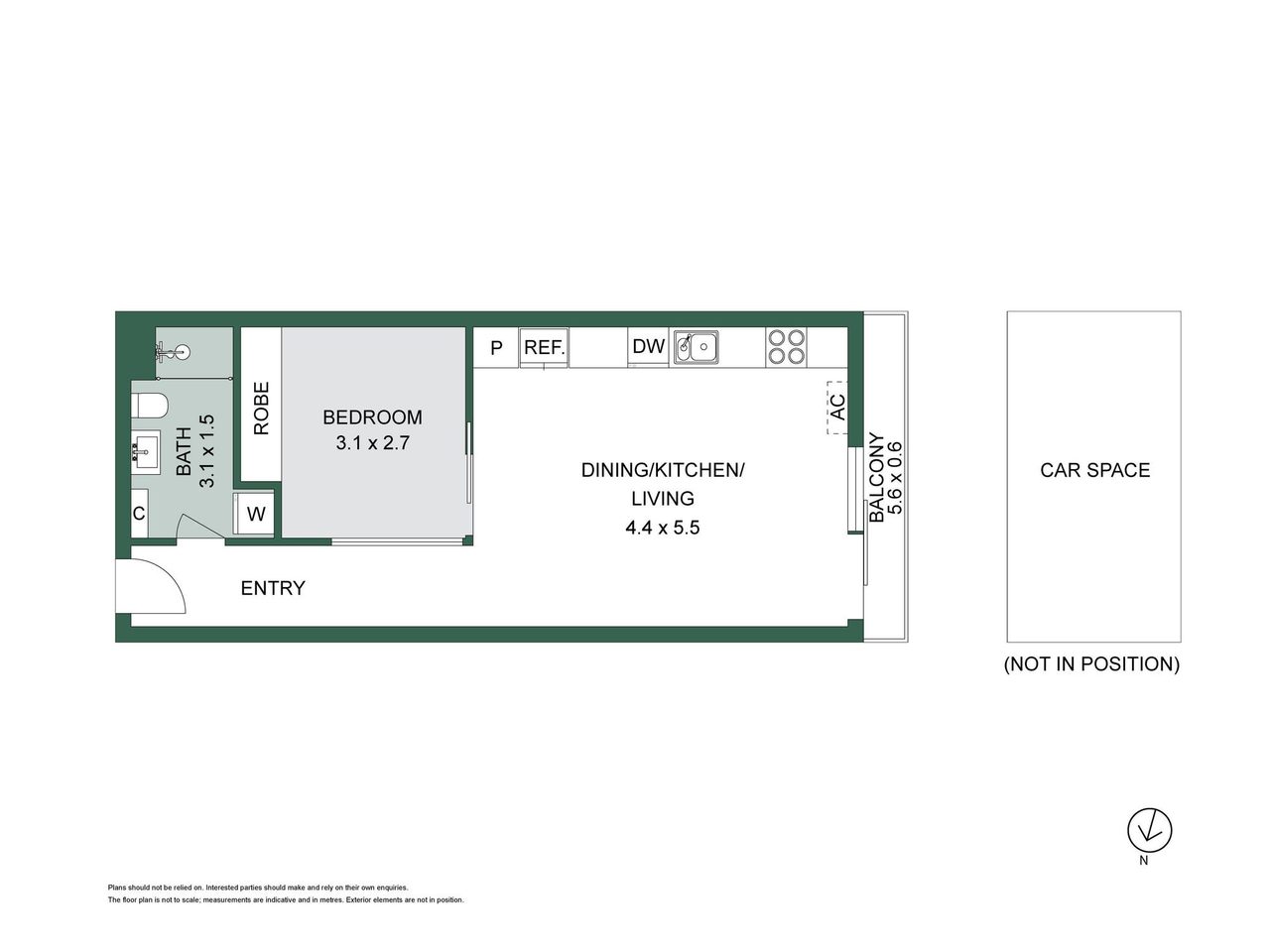 403/16-22 Liverpool Street, Melbourne VIC 3000 floor plan 1