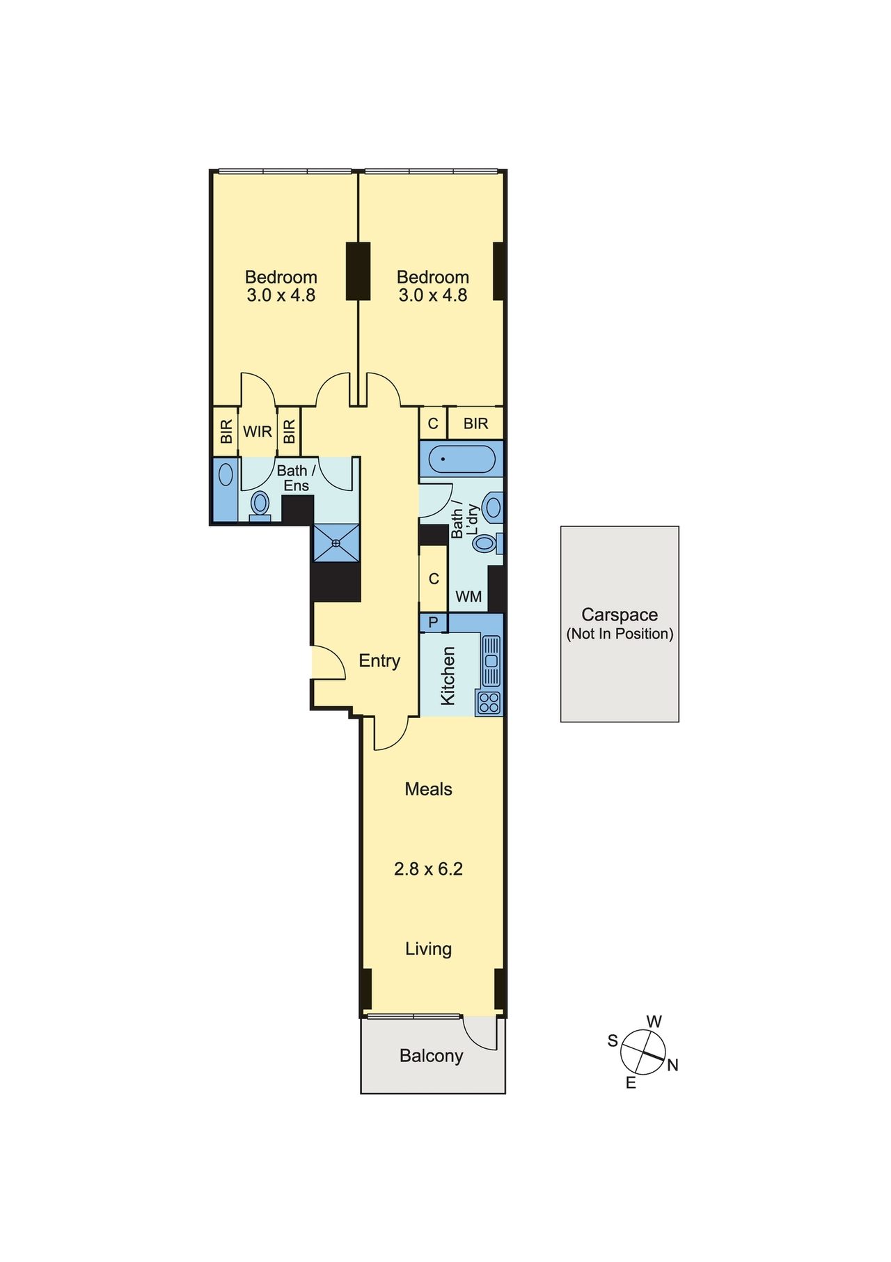 6.5/201 Spring Street, Melbourne VIC 3000 floor plan 1